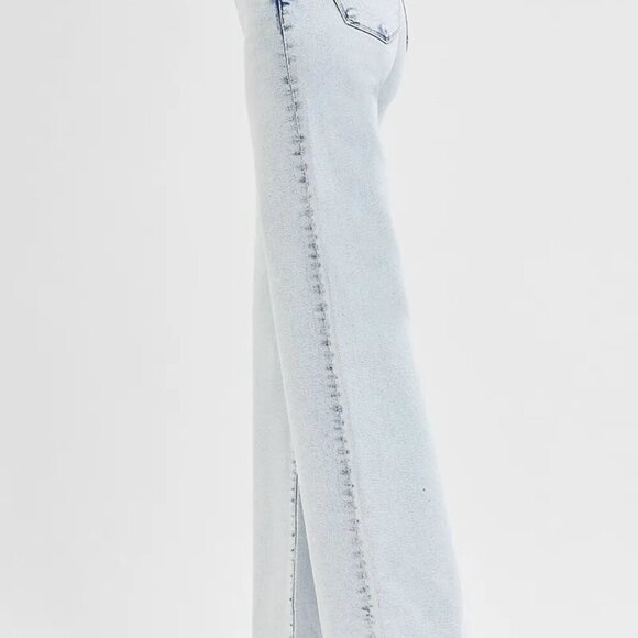 RISEN Full Size High Rise Wide Leg Jeans Plus Size - Picture 4 of 6